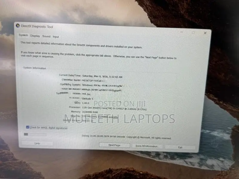i5 11Gen 16GB Ram 256GB SSD 15.6”FHD Display