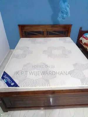 Double Size Tekka Bed with Spring Mattress