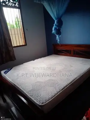 Double Size Tekka Bed with Spring Mattress