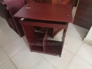 Melamine Computer Table with Cupboard 003