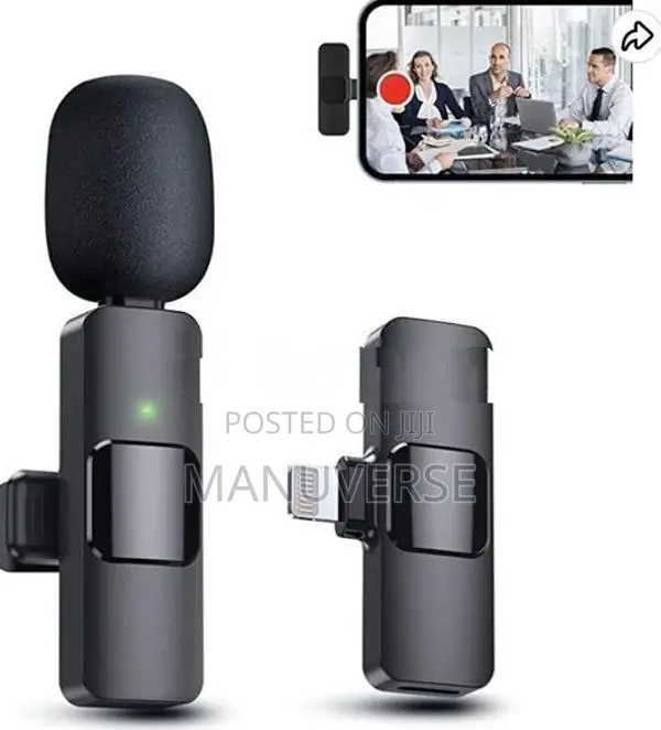 K8 Wireless Microphone with 2 Mics (Professional Audio Kit)