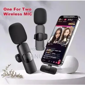 K8 Wireless Microphone with 2 Mics (Professional Audio Kit)