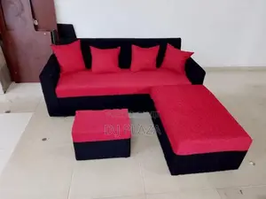L Sofa Red