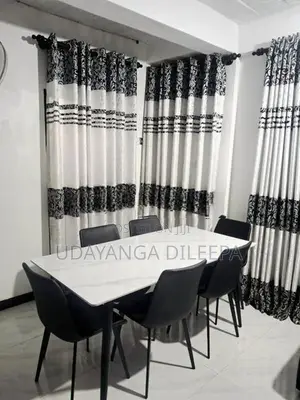 Luxury Dining Table with Cushion Chairs