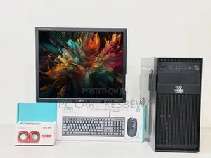 I3 2nd Gen 8GB RAM 128GB SSD 500GB HDD 19" Square Monitor Full Set
