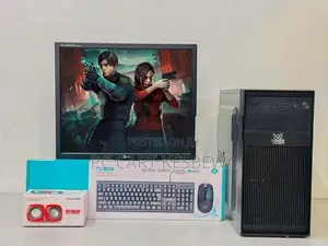 I7 2nd Gen 8GB RAM 128GB SSD 500GB HDD 19" Square Monitor Full Set