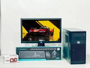 I3 2nd Gen 8GB RAM 128GB SSD 500GB HDD 20" Wide Monitor Full Set