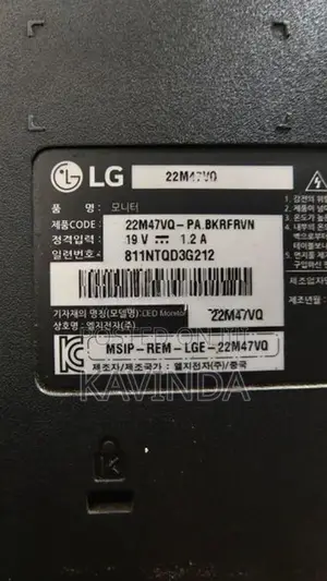 LG 21.5" FHD LED Monitor