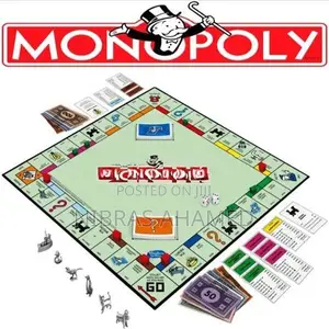 Monopoly Classic Complete Set –Full Board Game with Tokens Money Notes