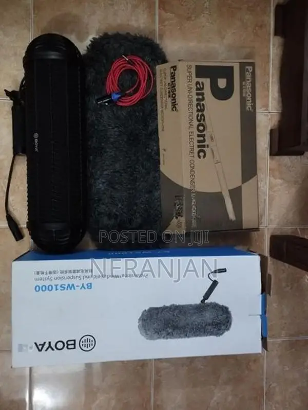 Boya Boom Mic Windshield with Panasonic