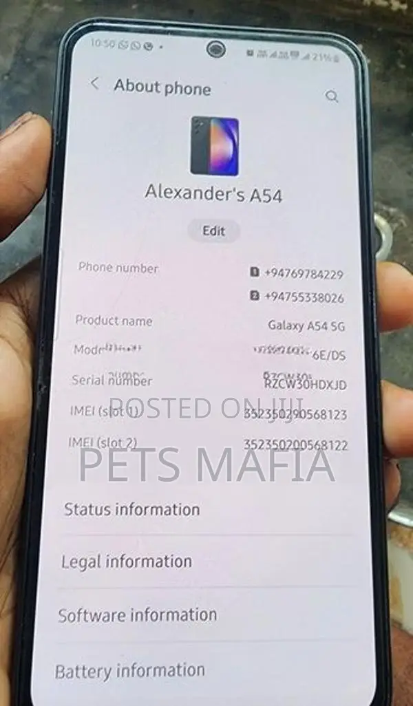 Samsung Galaxy A54 (Used)