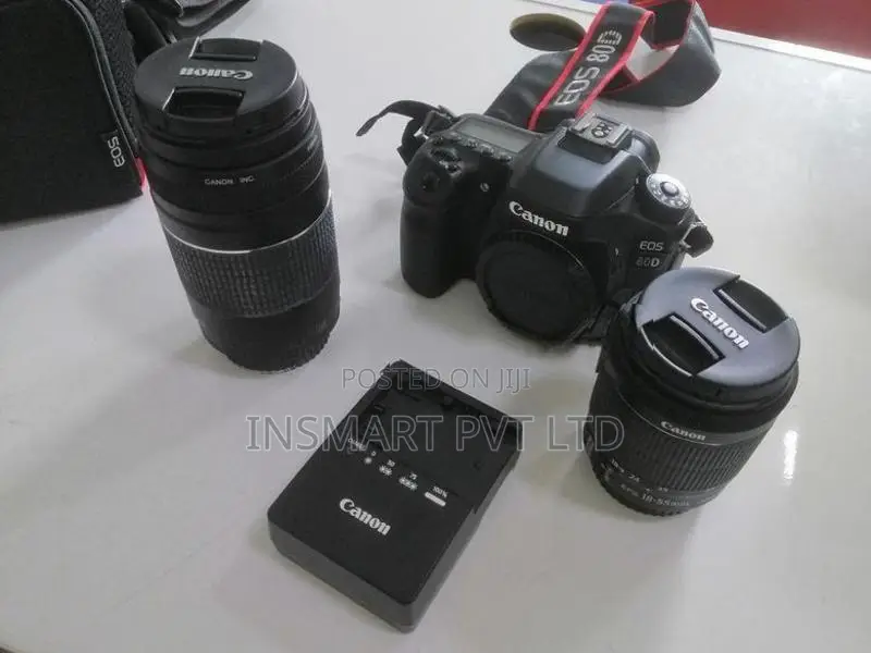 Canon 80D Camera Full Set