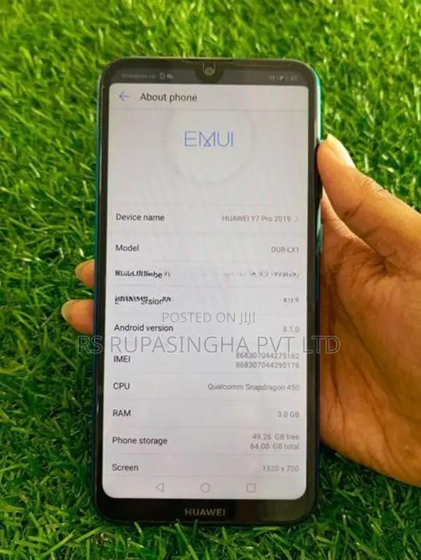 Huawei Y7 Pro 3GB, 64GB (Used)