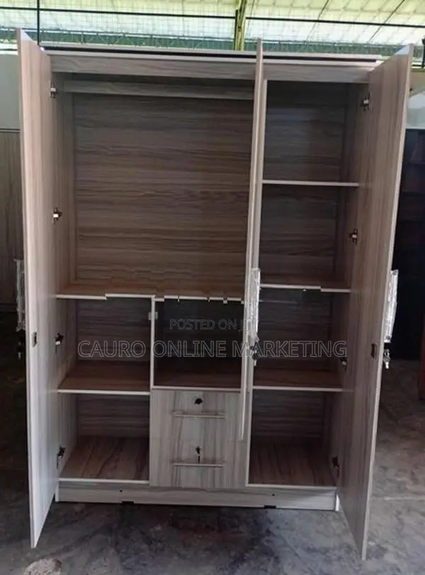 New Ash Colour 3 Door Cupboard Large Wardrobe