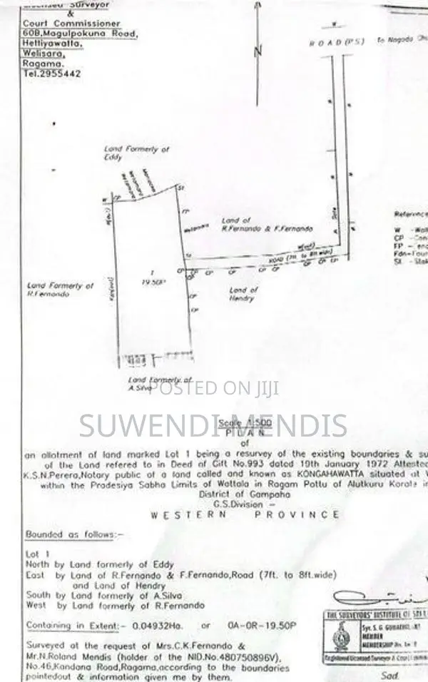 Land for Sale in Nagoda Kandana