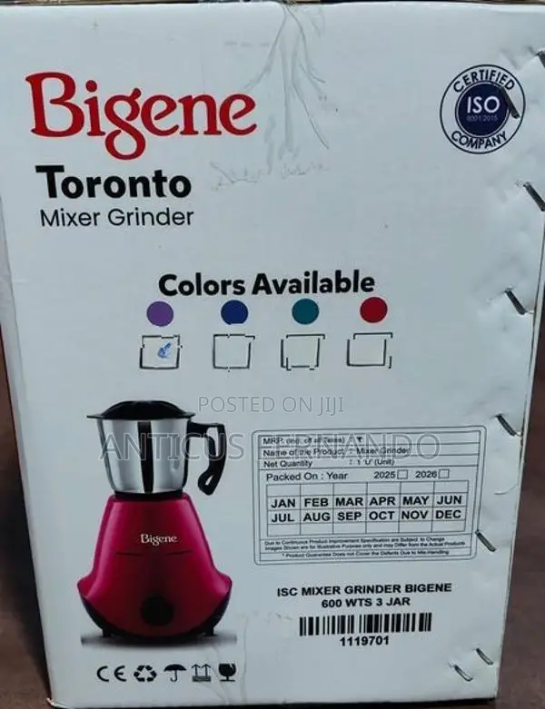 Bigene Toronto mixer/grinder