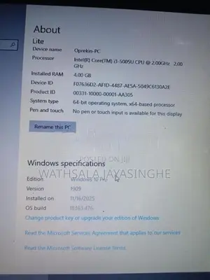 Dell i3-5005U Laptop