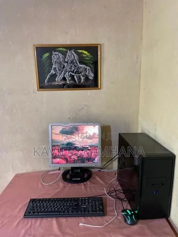 Full Desktop PC Set - i3 6GB 466GB HP Monitor