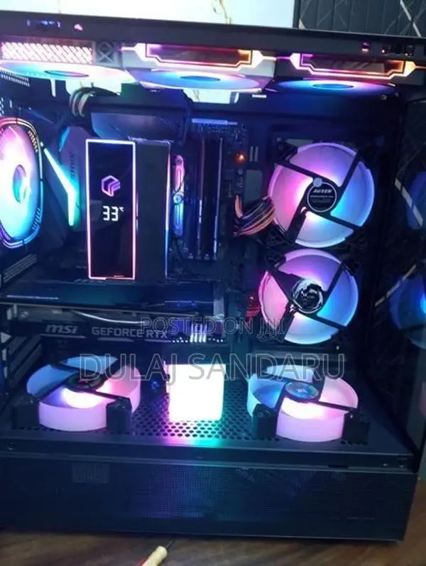 ARGB CPU Cooler with Display
