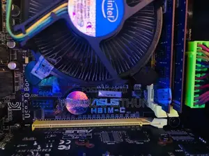 Asus H81 MC Motherboard With Power Supply