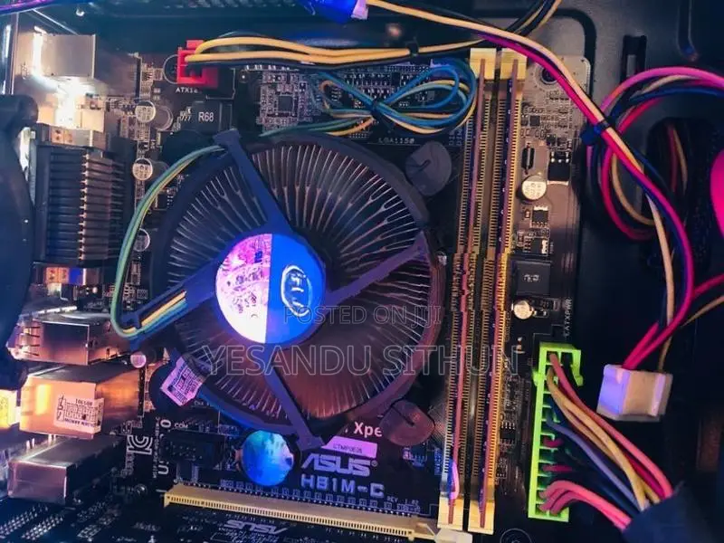 Asus H81 MC Motherboard With Power Supply