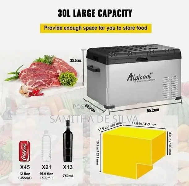 Portable 30L Mini Fridge