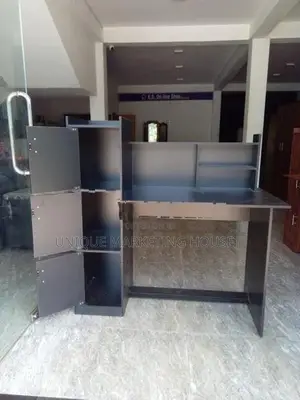 Modern Black and White Side 3 Cupboard Study Tables