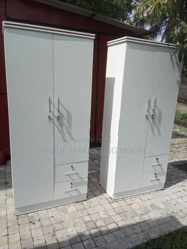 Modern 2D Side 2 Drawer Hanging Wardrobes