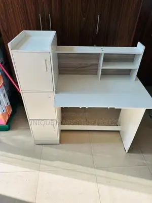 Modern Black and White Side 3 Cupboard Study Tables