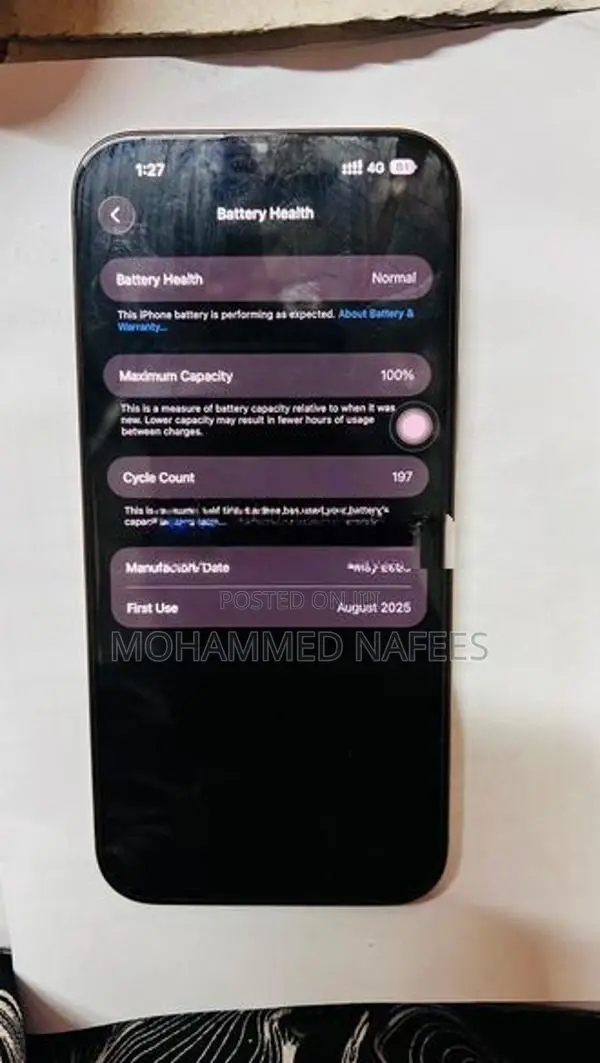 Apple iPhone 16 Pro Max 256GB (Used)