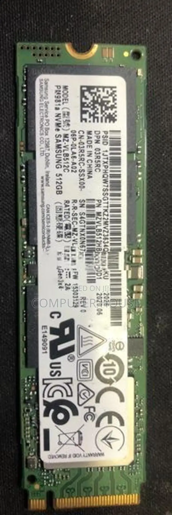 512GB NVME SSD