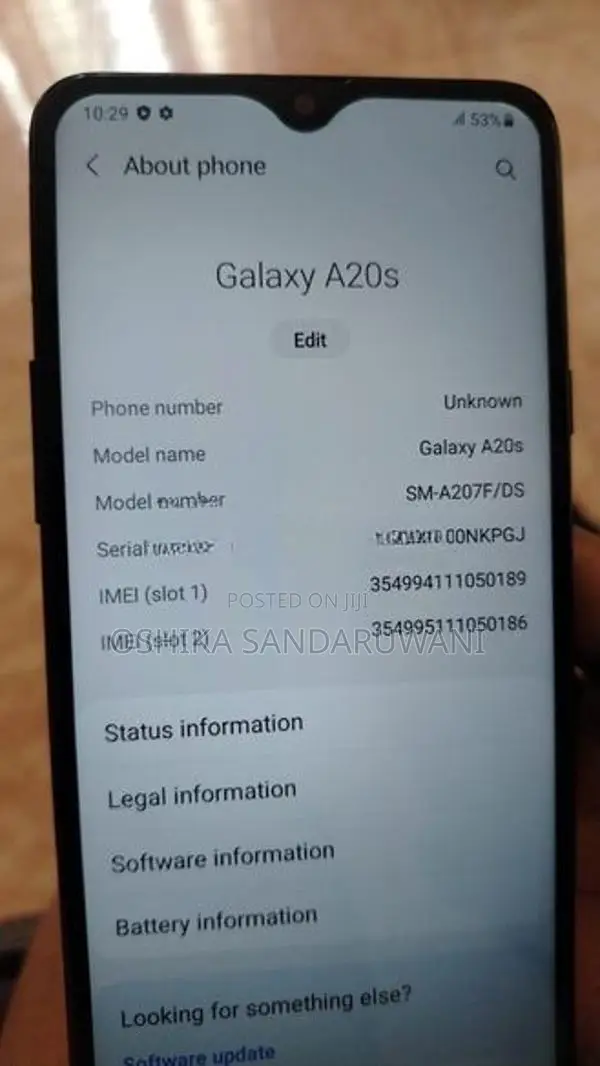 Samsung Galaxy A20s (Used)