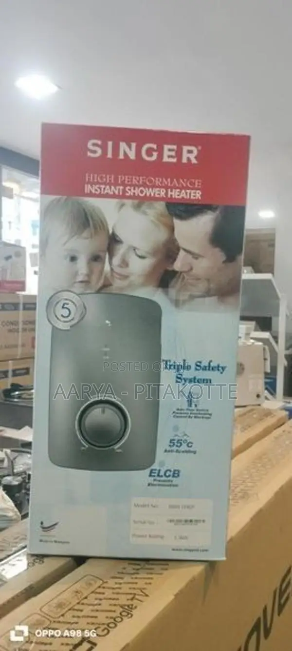 Singer Hot Water Shower with Pump
