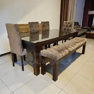 Teak 7 Seater Dining Table 6 × 3