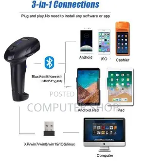 2D Bluetooth Barcode Scanner (YHD1100DB) For POS