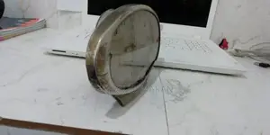 Vintage Chinese Oval Desk Clock