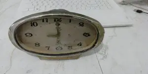 Vintage Chinese Oval Desk Clock