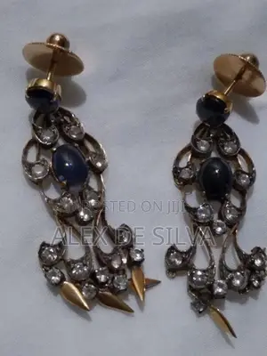 Blue Sapphire Earings