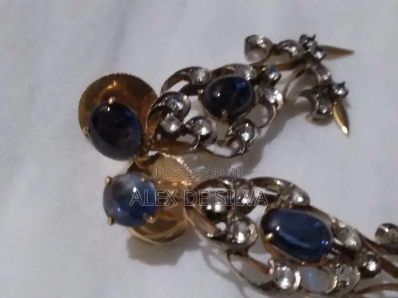 Blue Sapphire Earings
