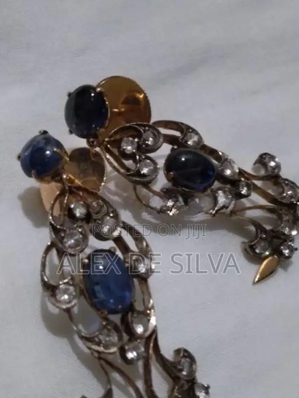 Blue Sapphire Earings