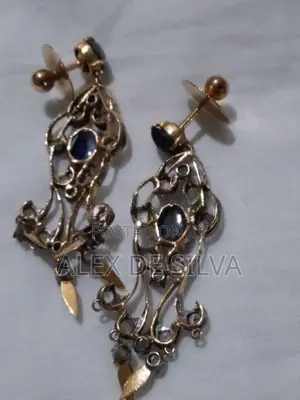 Blue Sapphire Earings