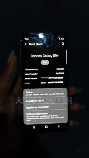 Samsung Galaxy S9+ 64GB (Used)