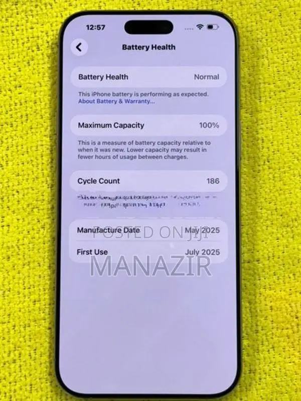 Apple iPhone 16 Pro Max (Used)