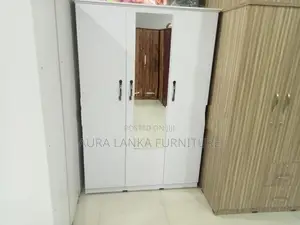 Melamine White 3 Door Cupboard