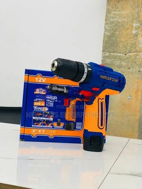 Wadfow S12 Cordless Impact Drill – Brand New