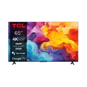 New 65" TCL P8K Model QLED Smart 4K Google TV