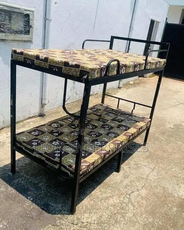 Steel Bunk beds with 2 mattresses
