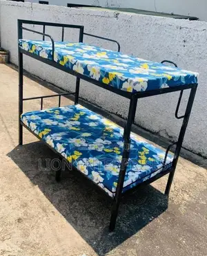 Steel Bunk beds with 2 mattresses