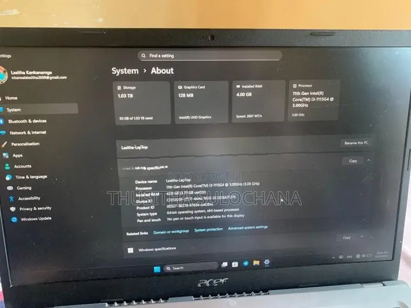 Acer Aspire 5 11th Gen Laptop