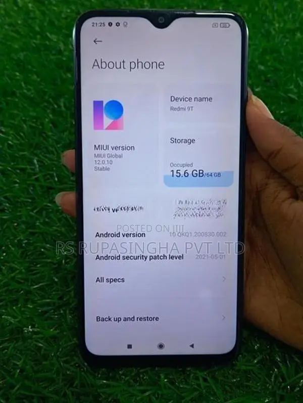 Xiaomi Redmi 9t 4GB, 64GB (Used)